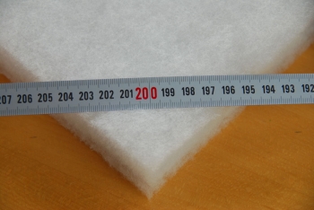 Volumenvlies Meterware ca. 30mm dick Breite 2,00m